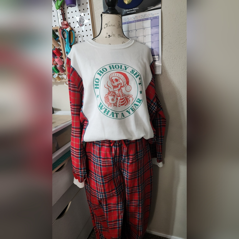 Upcycled Christmas Pajamas